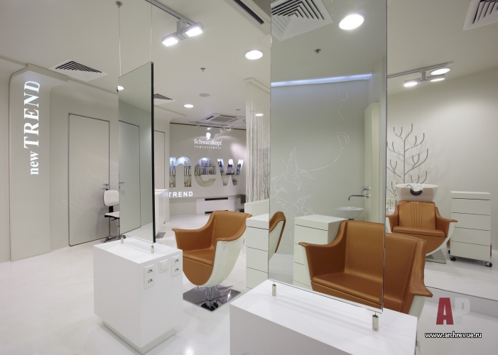 Интерьеры парикмахерских залов с фотографиями и вариантами дизайна на проекте Арх-Ревю