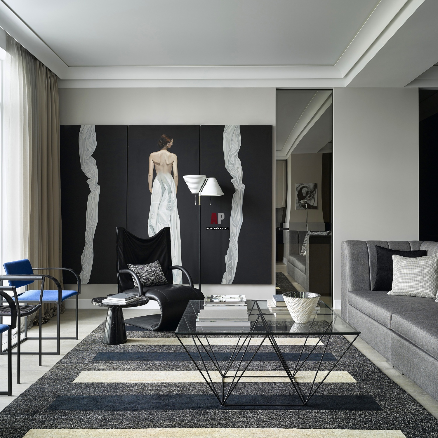 Апартаменты в Милане: стиль минимализм в интерьере