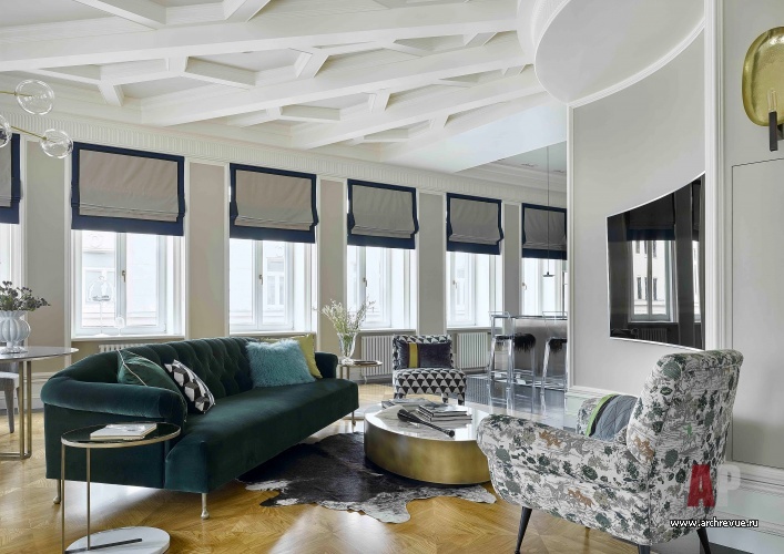 Дизайн гостиной с угловым диваном (42 фото)