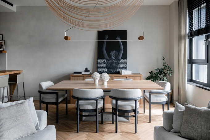 Семейная квартира в стилистке бельгийского минимализма