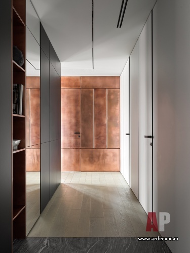 Фото интерьера коридора квартиры в стиле минимализм 