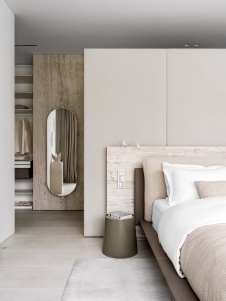 Фото интерьера спальни квартиры в современном стиле 