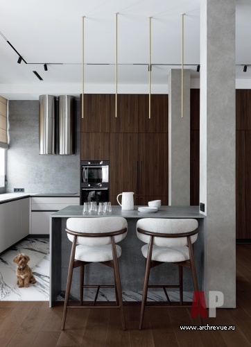 Фото интерьера кухни дома в современном стиле