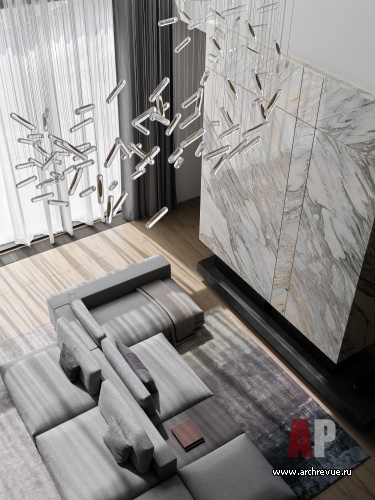 Фото интерьера гостиной дома в стиле минимализм