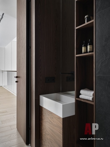 Фото интерьера санузла дома в стиле минимализм